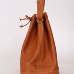 Vintage Louis Vuitton Cognac Epi Large Noe - FashioNica