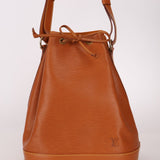 Vintage Louis Vuitton Cognac Epi Large Noe - FashioNica