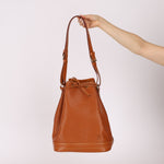 Vintage Louis Vuitton Cognac Epi Large Noe - FashioNica