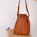 Vintage Louis Vuitton Cognac Epi Large Noe - FashioNica