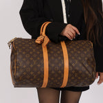 Vintage Louis Vuitton Monogram Keepall Bandouliere 45 - FashioNica