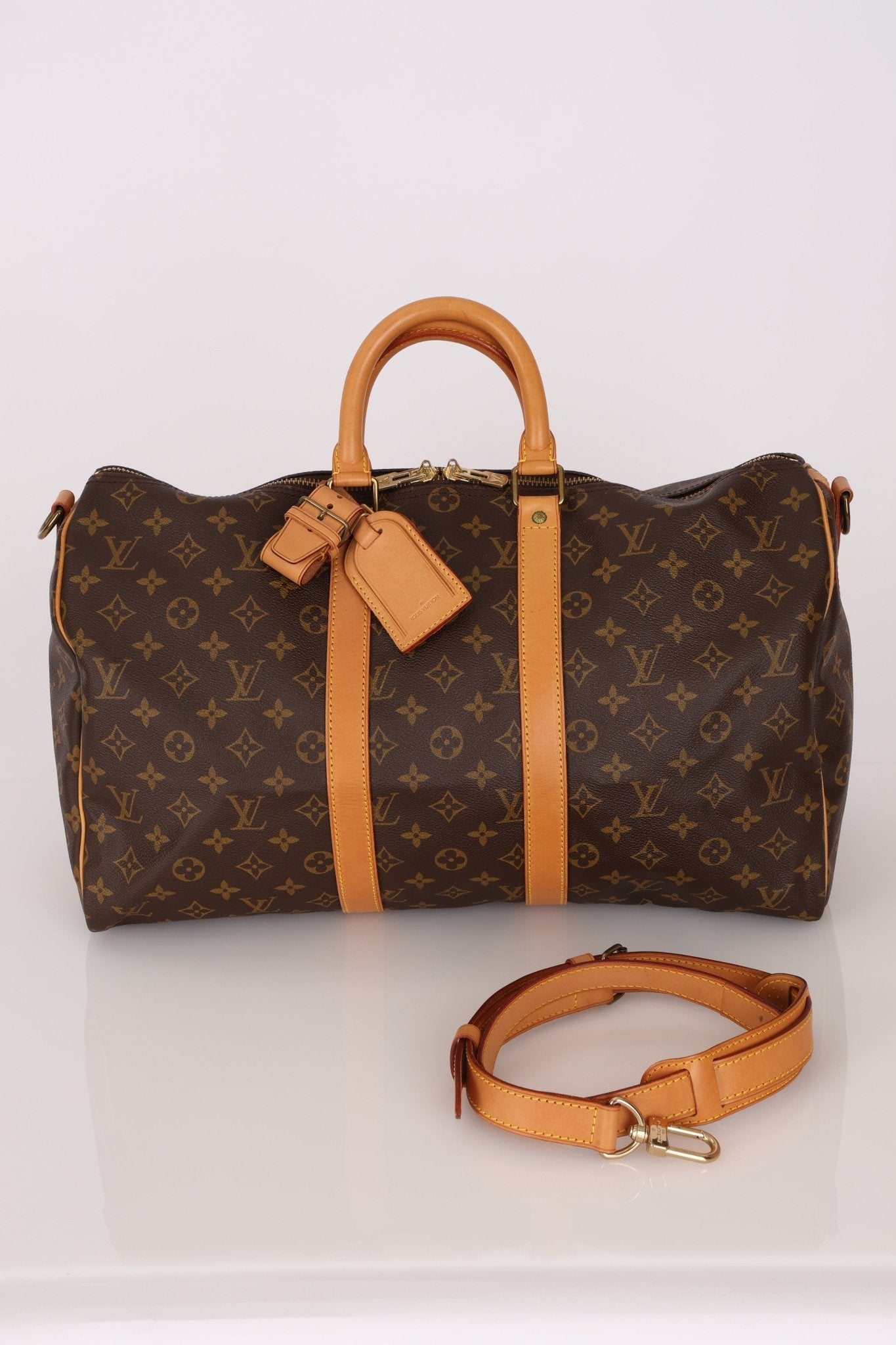 Vintage Louis Vuitton Monogram Keepall Bandouliere 45 - FashioNica