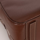 Vintage Prada Chocolate Leather Weekender Bag - FashioNica