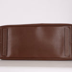 Vintage Prada Chocolate Leather Weekender Bag - FashioNica