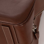 Vintage Prada Chocolate Leather Weekender Bag - FashioNica