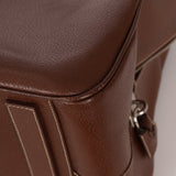 Vintage Prada Chocolate Leather Weekender Bag - FashioNica