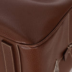 Vintage Prada Chocolate Leather Weekender Bag - FashioNica