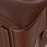 Vintage Prada Chocolate Leather Weekender Bag - FashioNica
