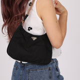 Vintage Prada Nylon Chain Pochette Cleo - FashioNica