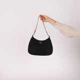 Vintage Prada Nylon Chain Pochette Cleo - FashioNica