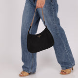 Vintage Prada Nylon Chain Pochette Cleo - FashioNica