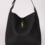 Yves Saint Laurent Le 5 A 7 Black Large Hobo Shoulder Bag - FashioNica