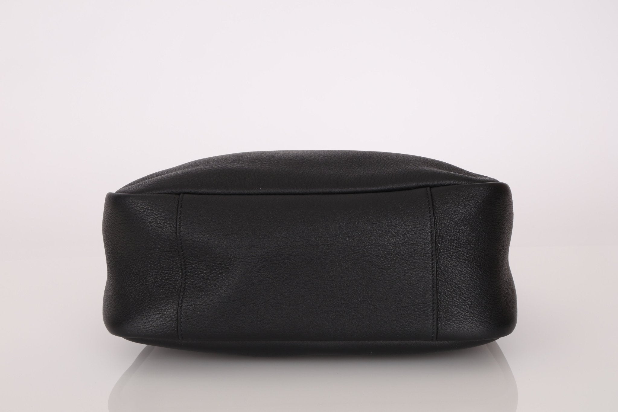 Yves Saint Laurent Le 5 A 7 Black Large Hobo Shoulder Bag - FashioNica