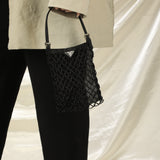 Extremely Rare Prada Beaded and Silk Mini Bag