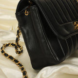 Chanel Vertical Lambskin Medium Flap