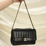 Chanel Vertical Lambskin Medium Flap