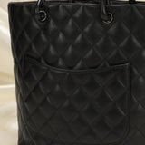 Chanel Lambskin Cambon Mini Tote