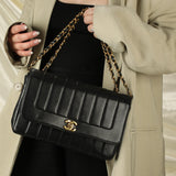 Chanel Vertical Lambskin Medium Flap