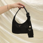 Prada Nylon Hobo + Nylon Pouch