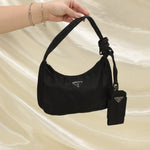 Prada Nylon Hobo + Nylon Pouch
