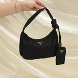Prada Nylon Hobo + Nylon Pouch