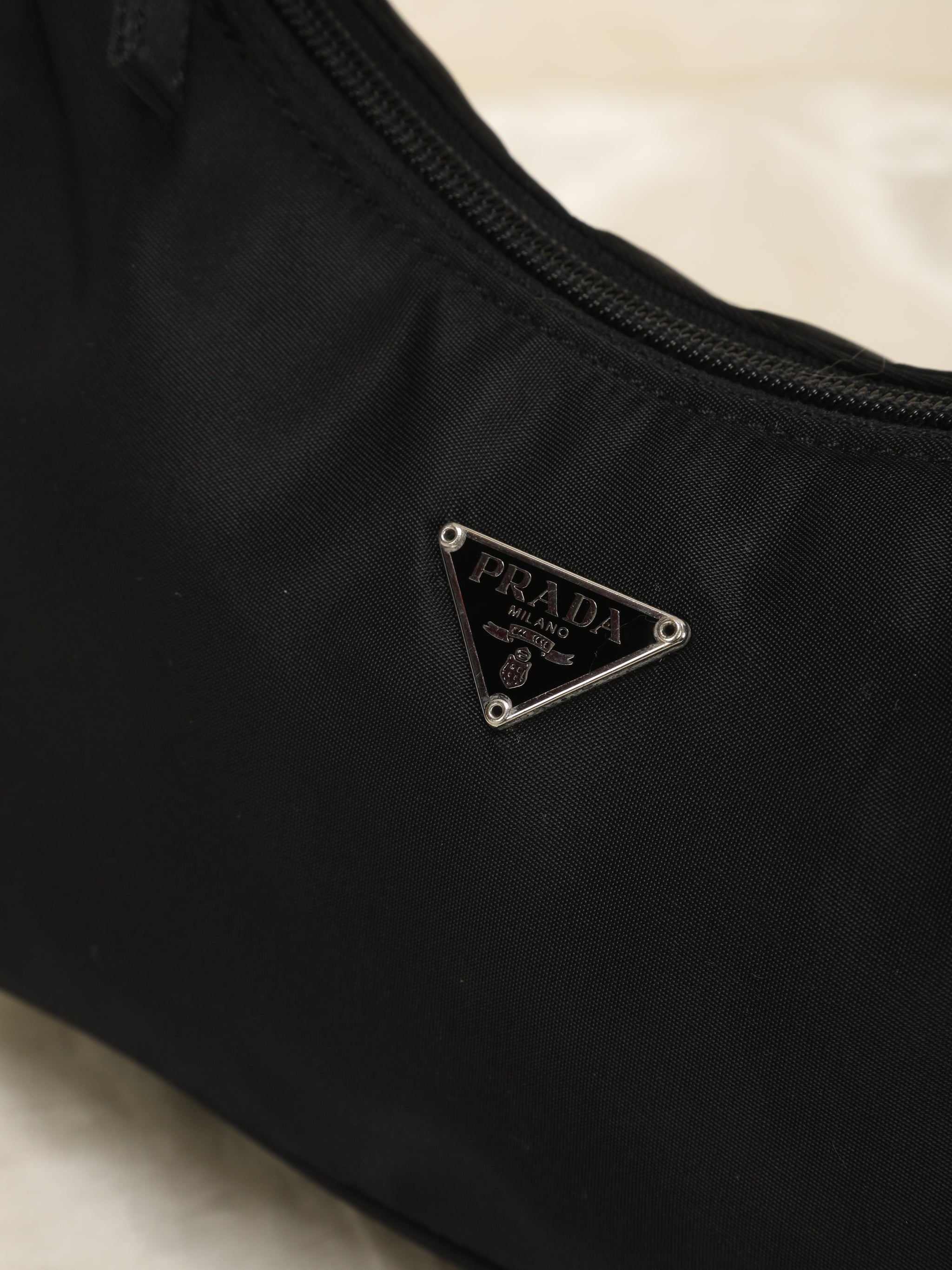 Prada Nylon Hobo + Nylon Pouch