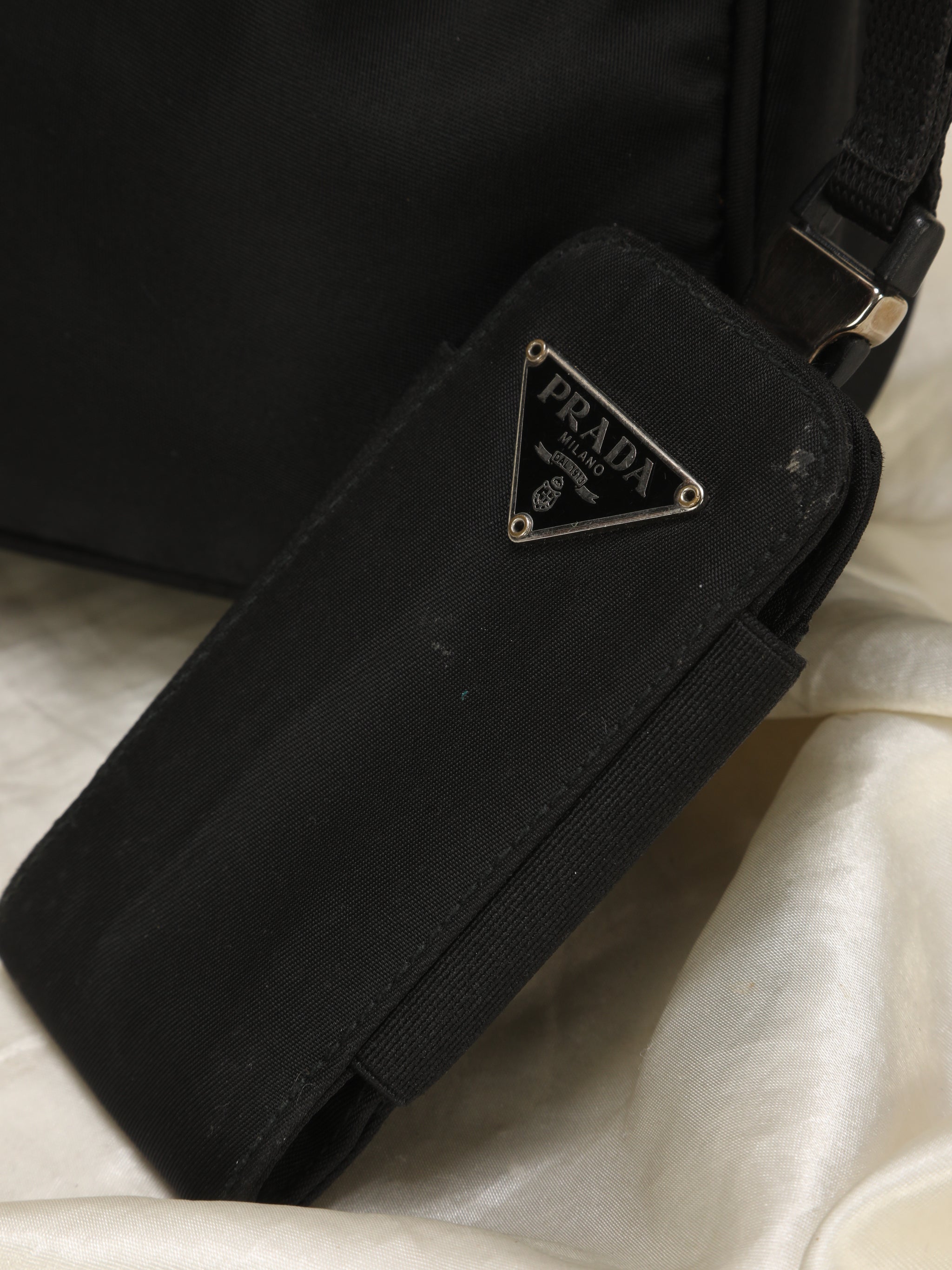 Prada Nylon Hobo + Nylon Pouch