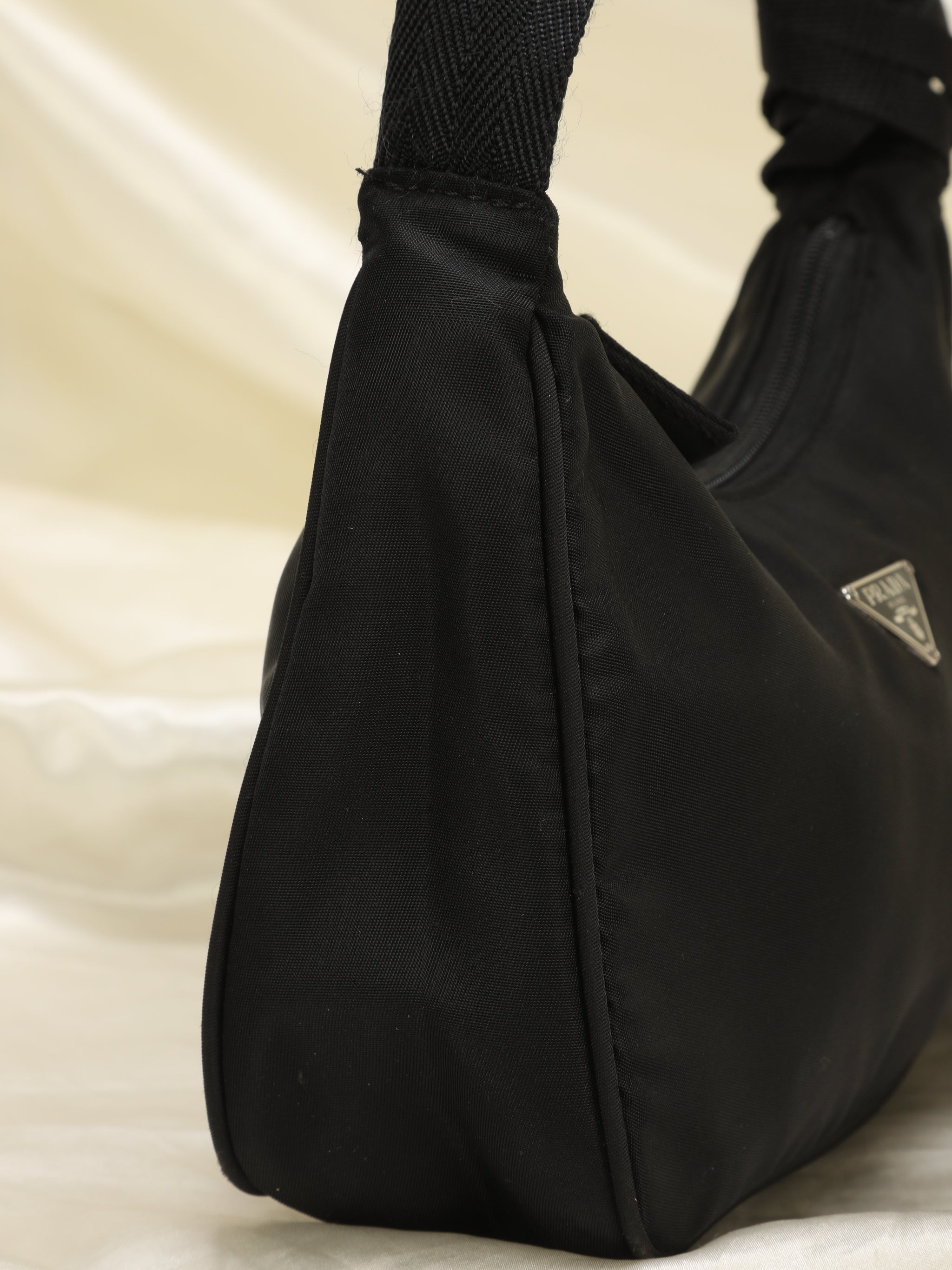 Prada Nylon Hobo + Nylon Pouch