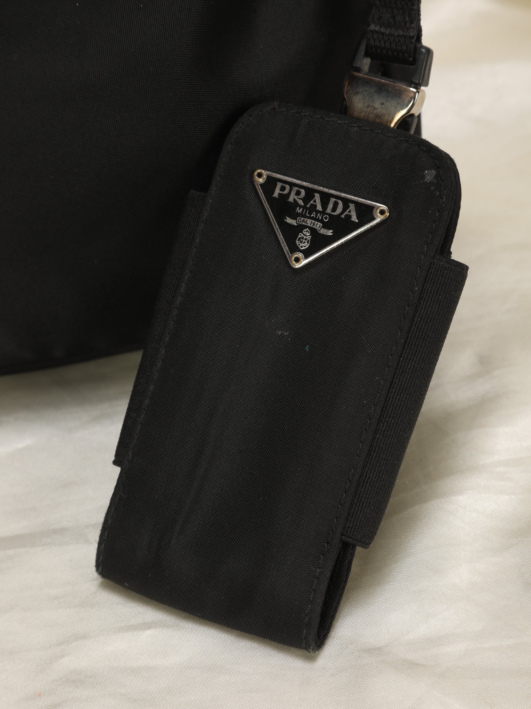 Prada Nylon Hobo + Nylon Pouch