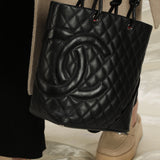 Chanel Lambskin Cambon Mini Tote