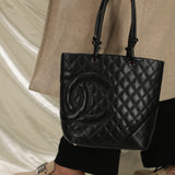 Chanel Lambskin Cambon Mini Tote