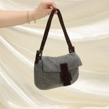 Fendi Wool Baguette