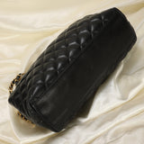 Chanel Lambskin Quilted Chain Shopper Tote