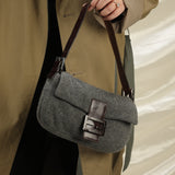Fendi Wool Baguette