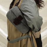 Fendi Wool Baguette