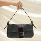 Fendi Leather Baguette