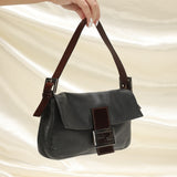 Fendi Leather Baguette