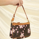 Limited Edition Louis Vuitton Takashi Murakami Cherry Blossom Pochette