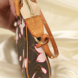 Limited Edition Louis Vuitton Takashi Murakami Cherry Blossom Pochette