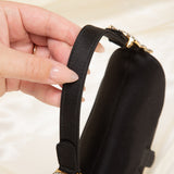 Extremely Rare Dior Satin Crystal Mini Saddle