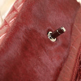 Extremely Rare Chanel Pony Hair and Calfskin Double Flap