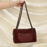 Extremely Rare Chanel Pony Hair and Calfskin Double Flap