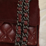 Extremely Rare Chanel Pony Hair and Calfskin Double Flap