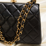 Rare Chanel Lambskin Mini Chain Bag