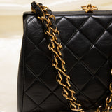 Rare Chanel Lambskin Mini Chain Bag