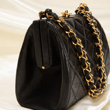 Rare Chanel Lambskin Mini Chain Bag