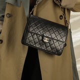 Chanel Lambskin Half Flap