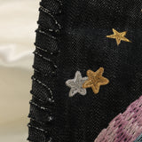 Extremely Rare Limited Edition Chanel Denim Embroidered Tote