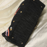 Extremely Rare Limited Edition Chanel Denim Embroidered Tote