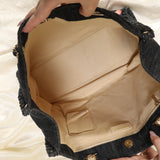 Extremely Rare Limited Edition Chanel Denim Embroidered Tote